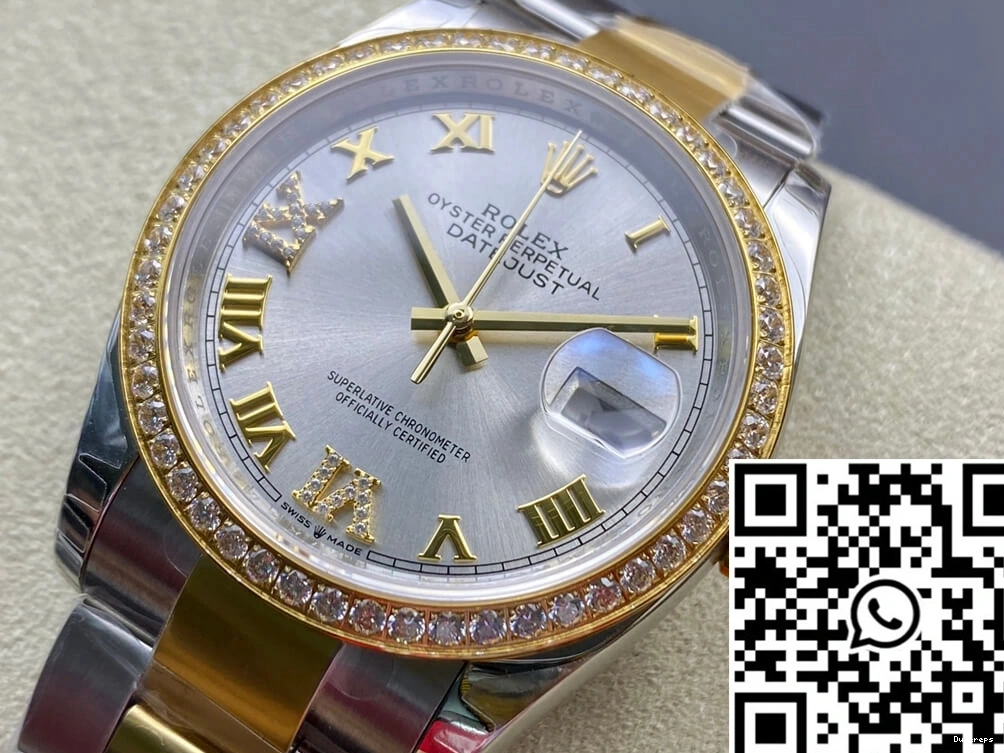 M126283RBR-0018 Datejust Bezel Factory EW Diamond-set Rolex 0217